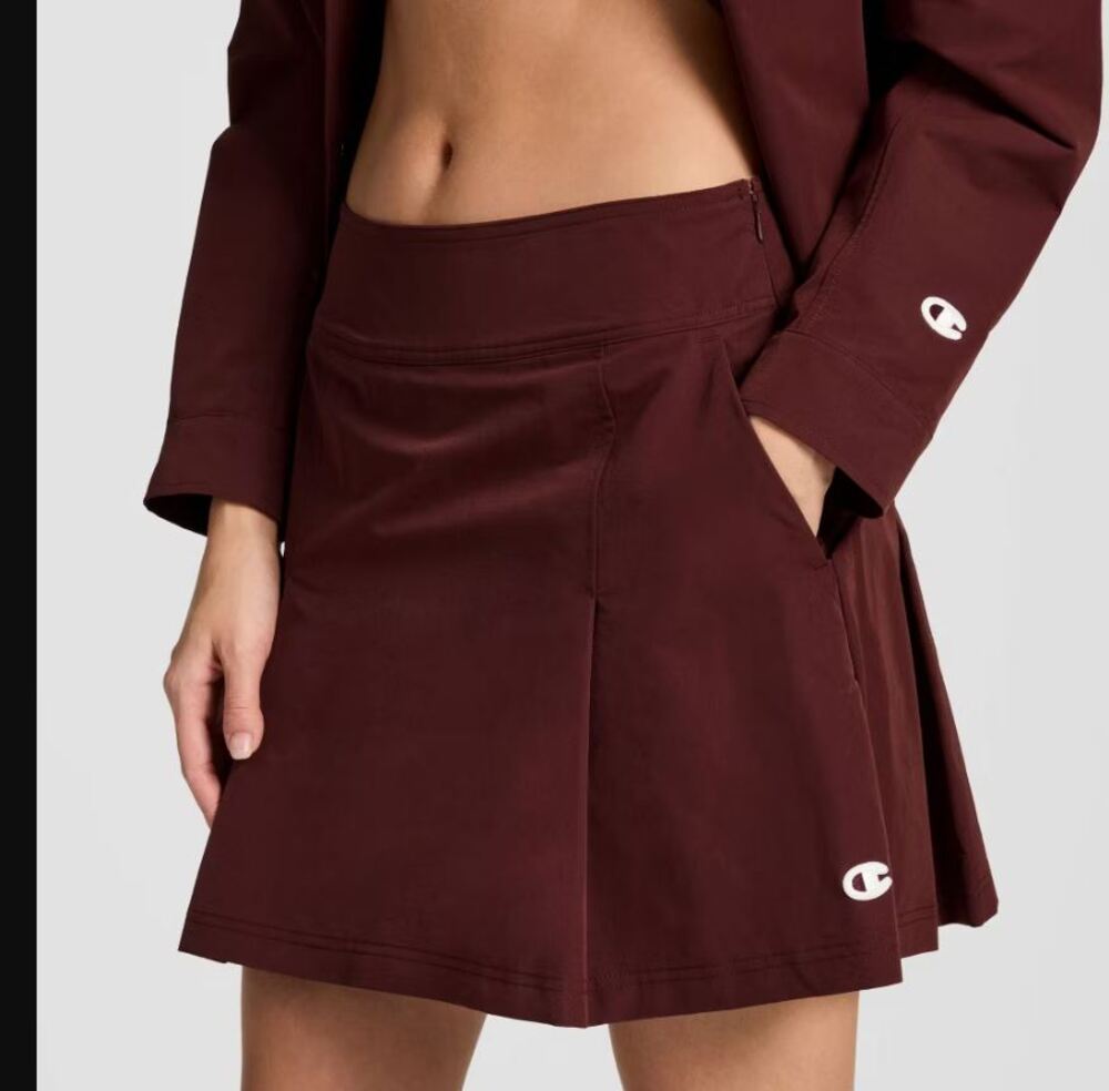 Champion Moisture Management Athletic Skort NWT Size 2 Medium Ruby Golf Tennis